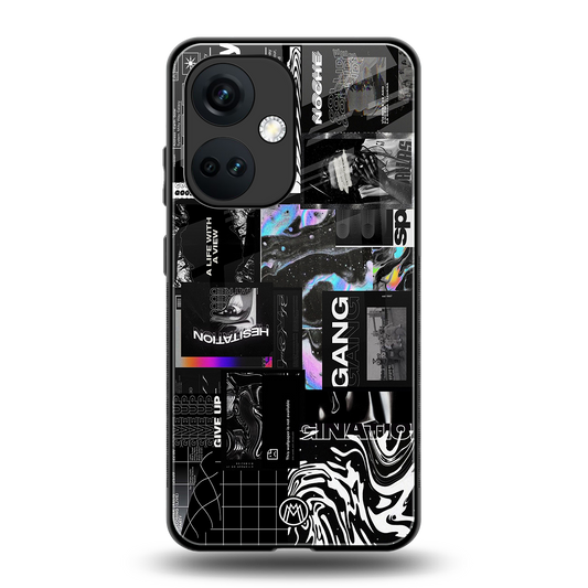 anxiety being back phone cover | glass case for oneplus nord ce 3