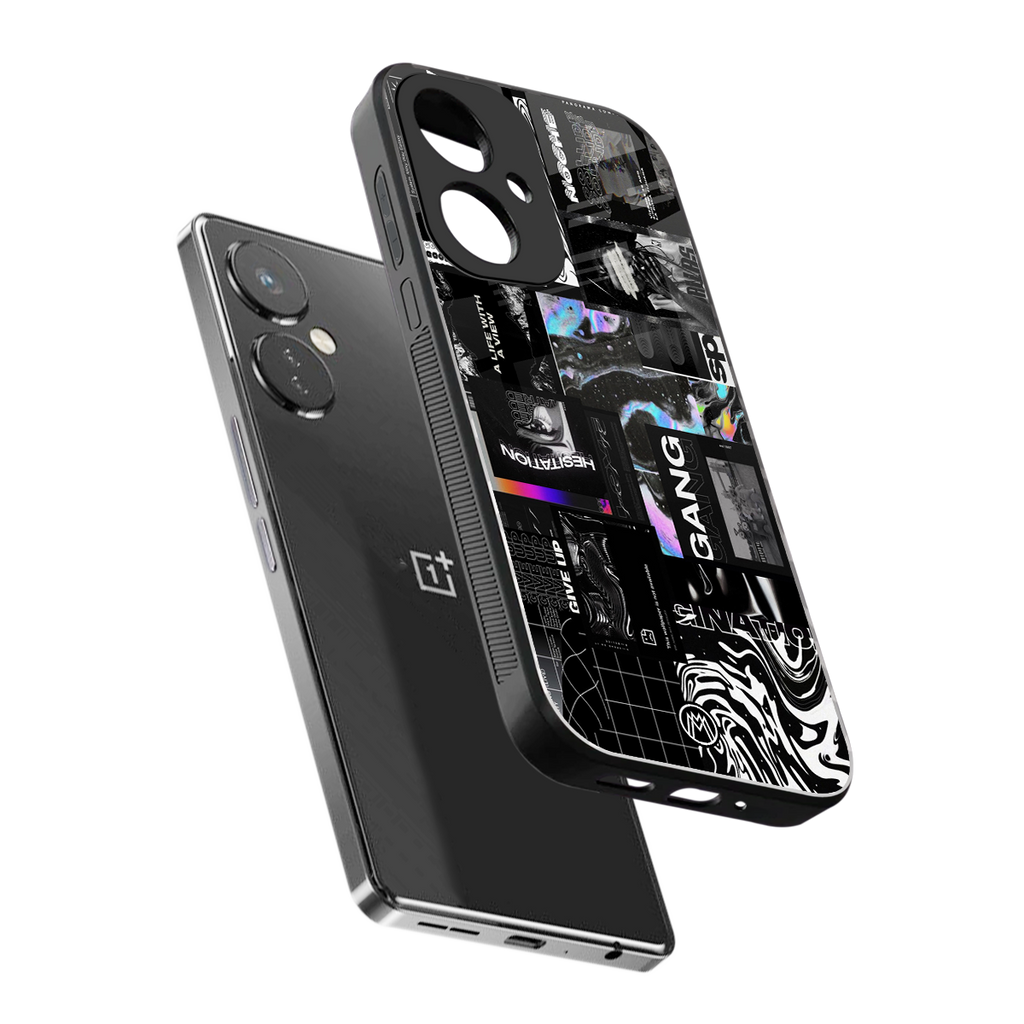 anxiety being back phone cover | glass case for oneplus nord ce 3