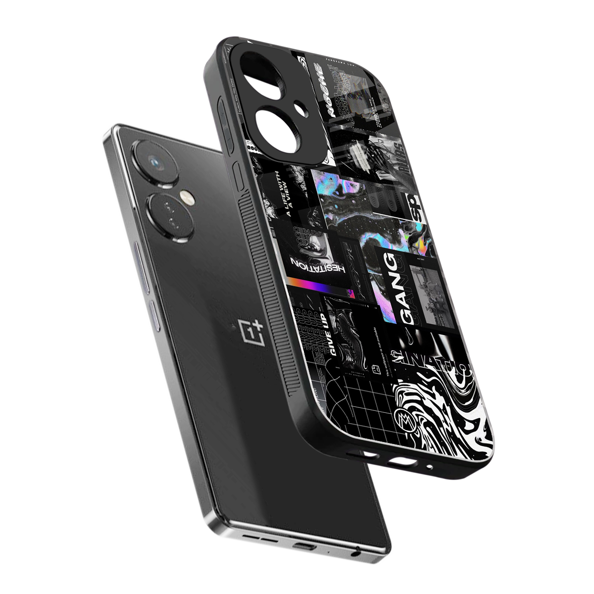 anxiety being back phone cover | glass case for oneplus nord ce 3