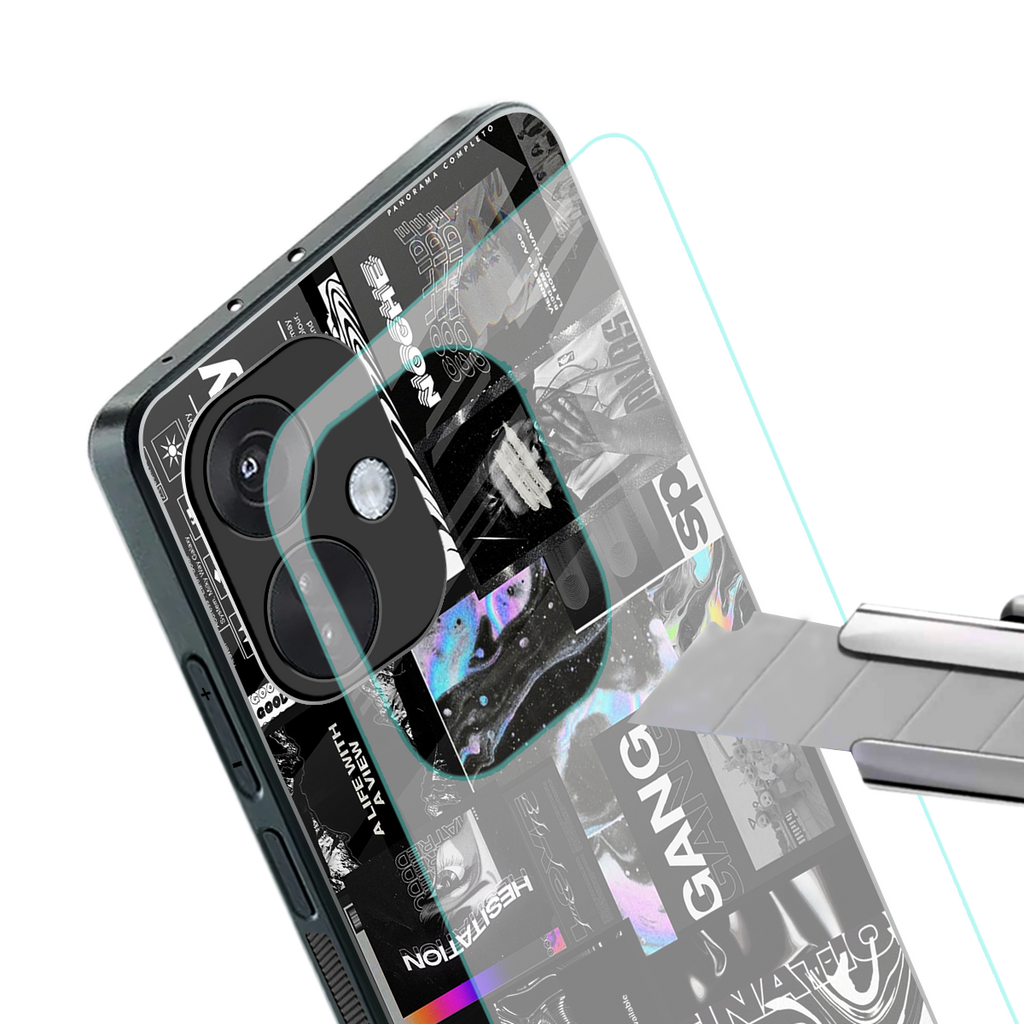 anxiety being back phone cover | glass case for oneplus nord ce 3