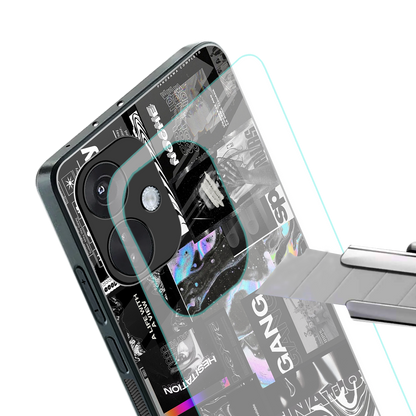 anxiety being back phone cover | glass case for oneplus nord ce 3