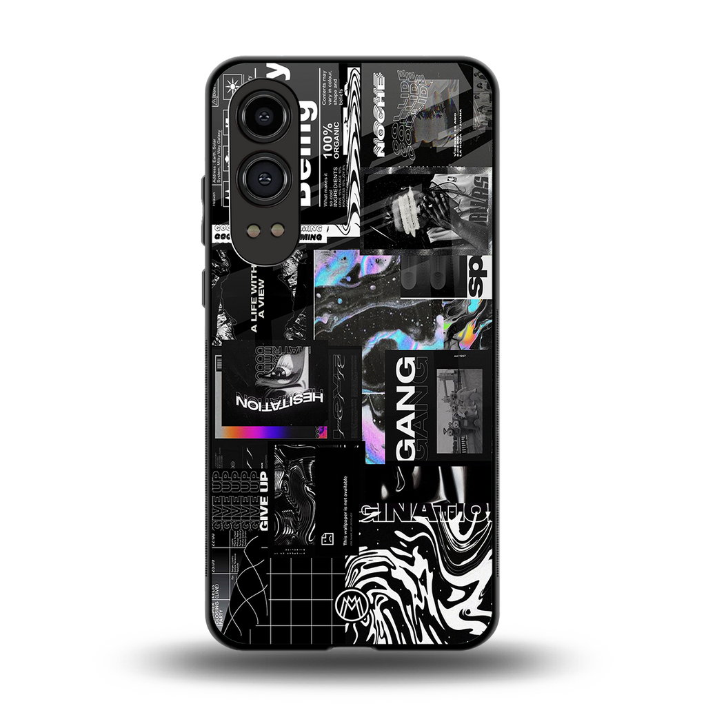 anxiety being back phone cover | glass case for oneplus nord ce 4 lite