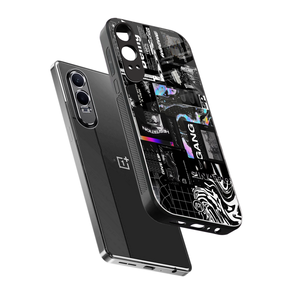 anxiety being back phone cover | glass case for oneplus nord ce 4 lite