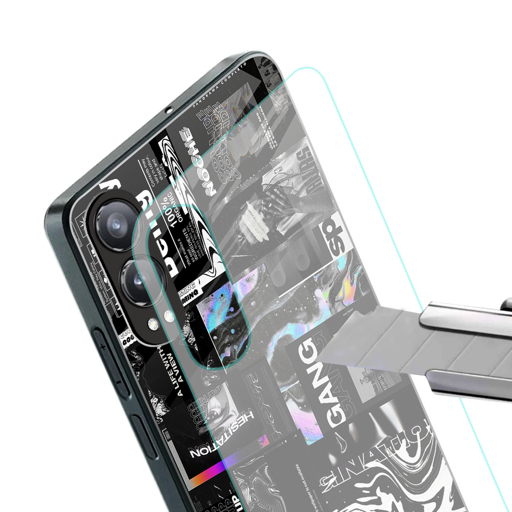 anxiety being back phone cover | glass case for oneplus nord ce 4 lite