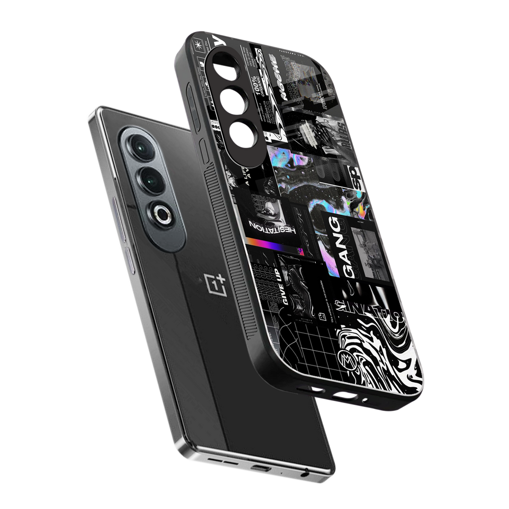 anxiety being back phone cover | glass case for oneplus nord ce 4