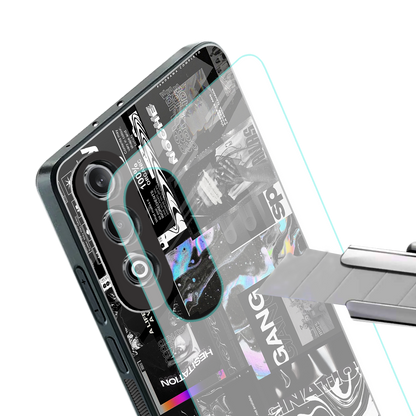 anxiety being back phone cover | glass case for oneplus nord ce 4