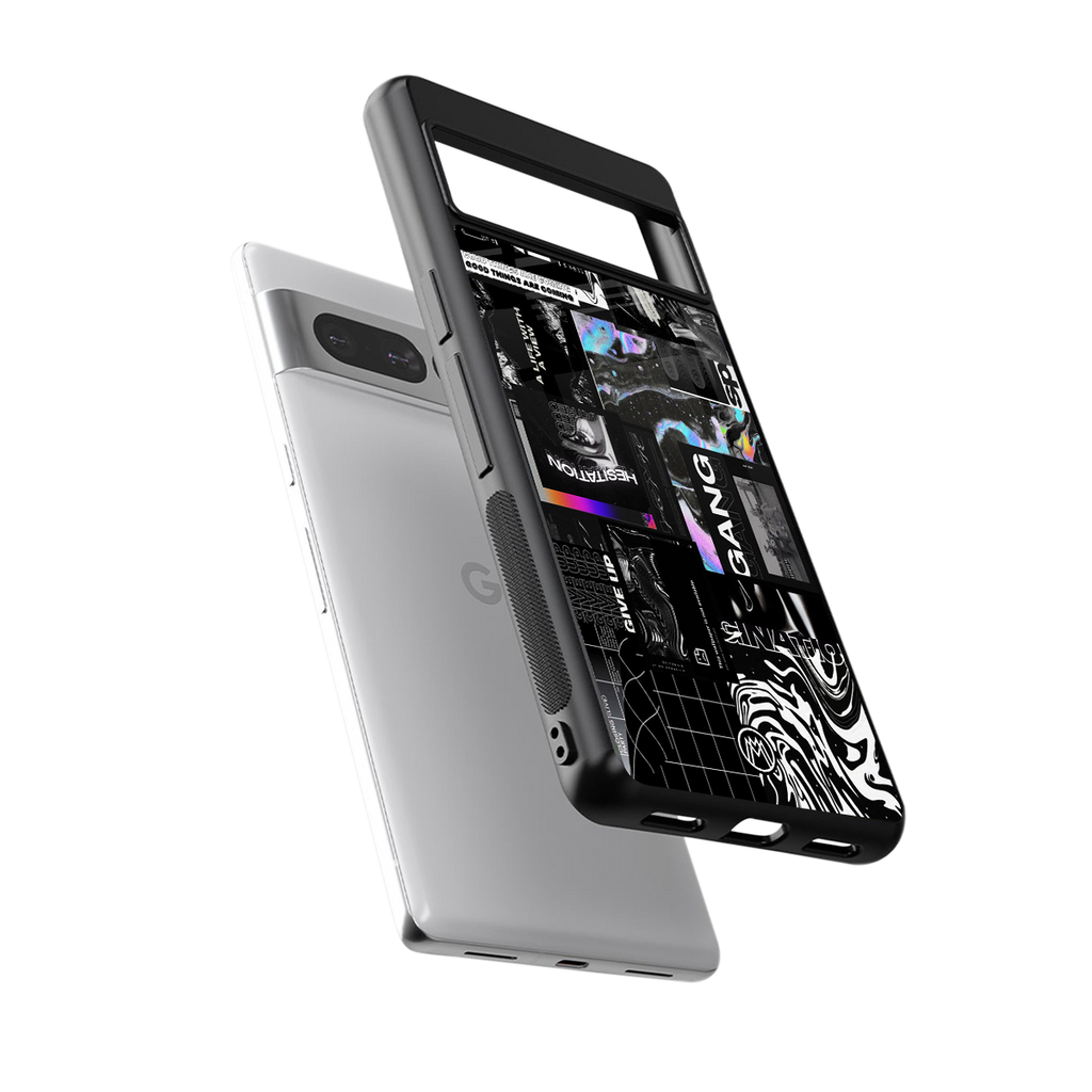 anxiety being back phone cover | glass case for google pixel 7 pro