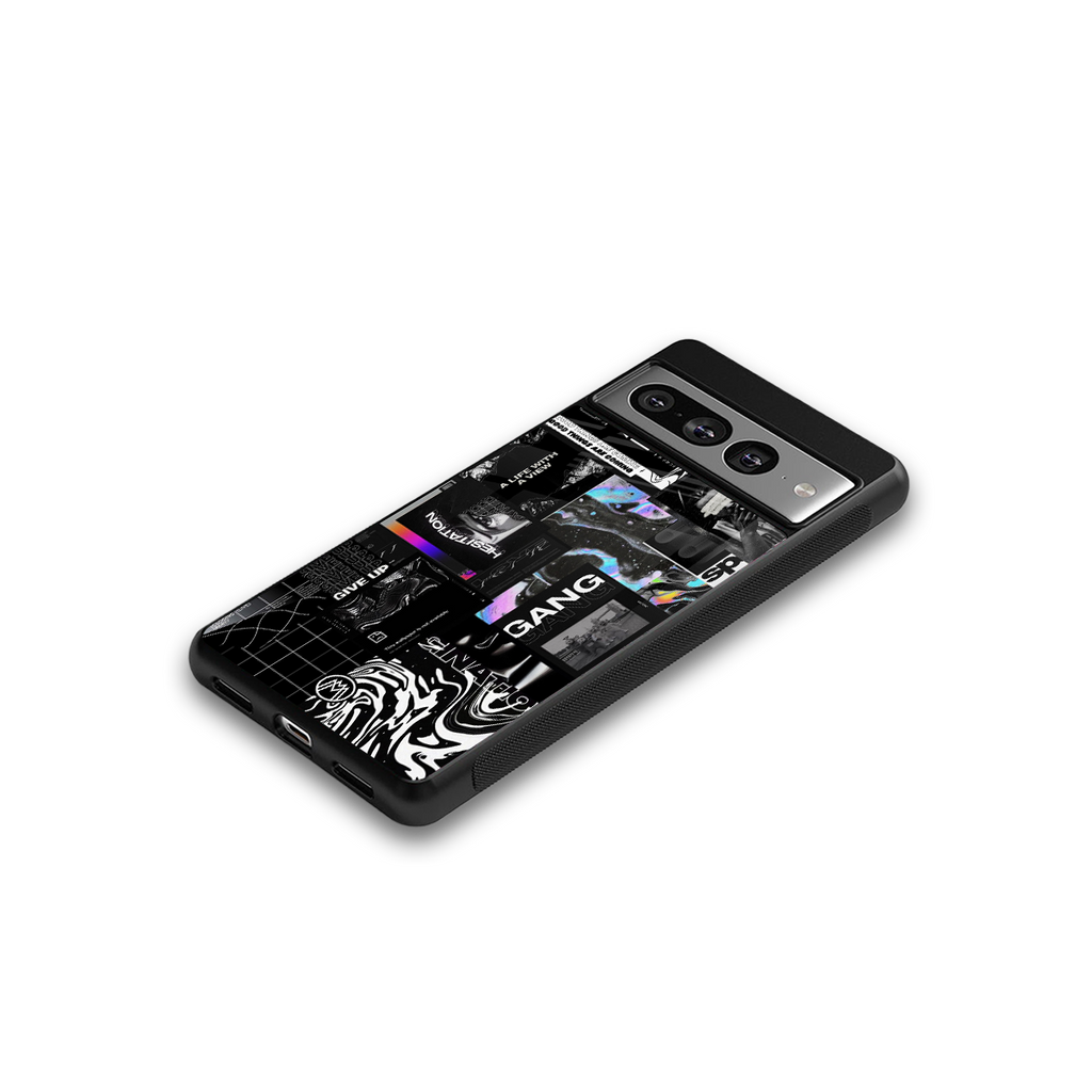 anxiety being back phone cover | glass case for google pixel 7 pro
