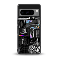 anxiety being back phone cover | glass case for google pixel 8 pro