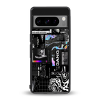 anxiety being back phone cover | glass case for google pixel 8 pro
