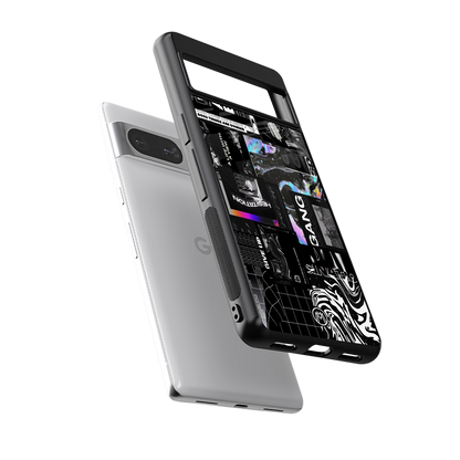 anxiety being back phone cover | glass case for Google Pixel 8