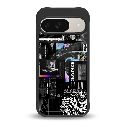 anxiety being back phone cover | glass case for google pixel 9