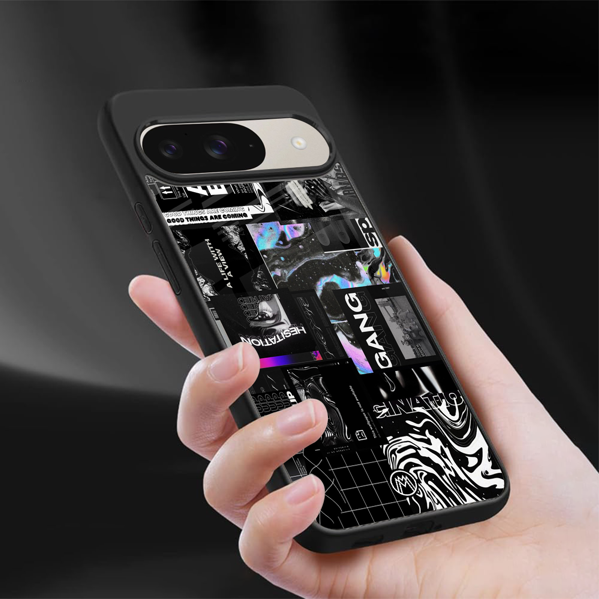 anxiety being back phone cover | glass case for google pixel 9