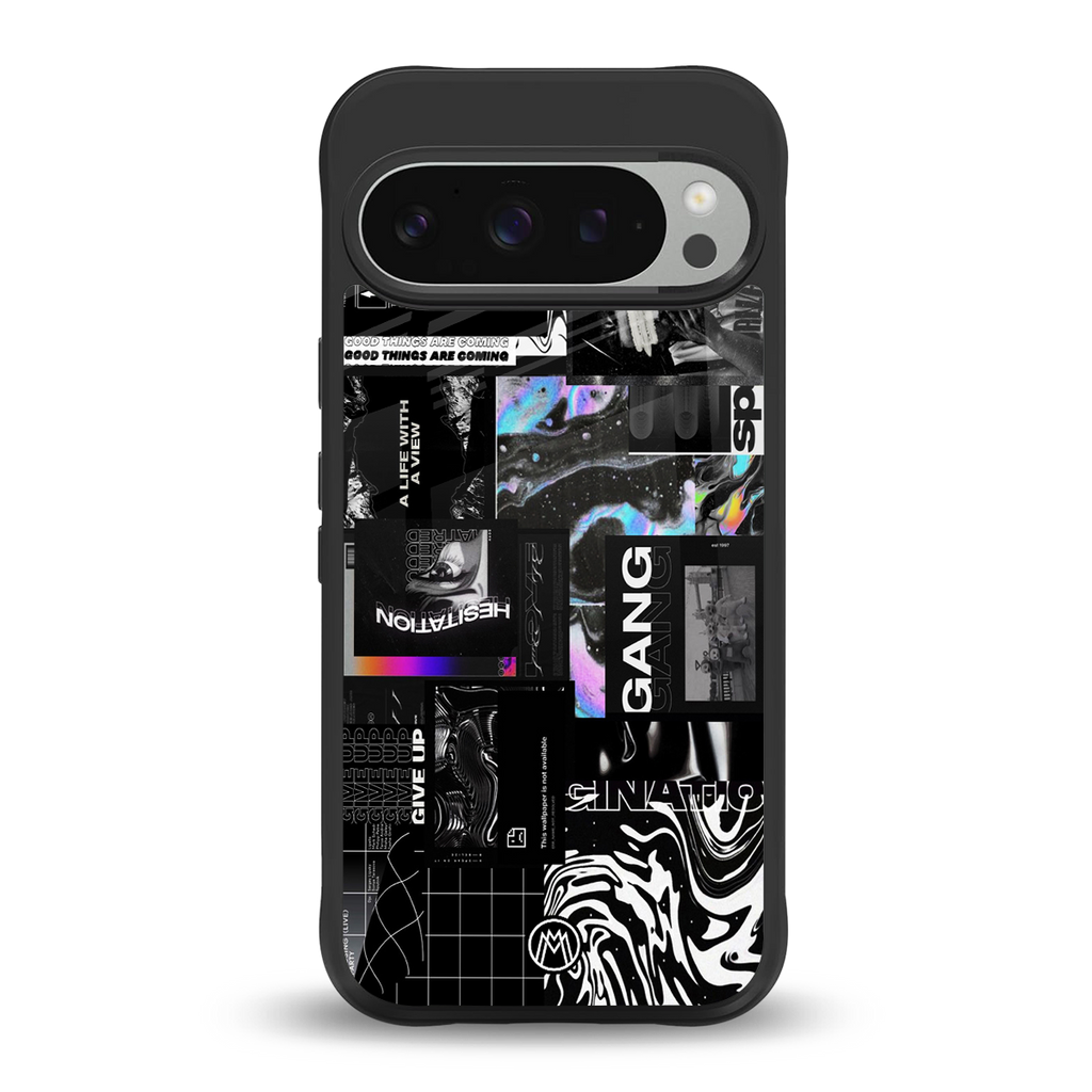 anxiety being back phone cover | glass case for google pixel 9 pro