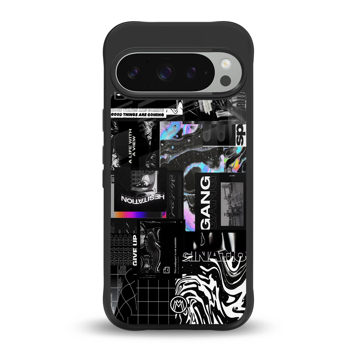 anxiety being back phone cover | glass case for google pixel 9 pro xl