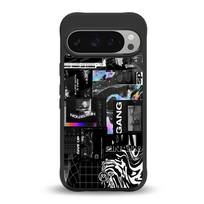 anxiety being back phone cover | glass case for google pixel 9 pro xl