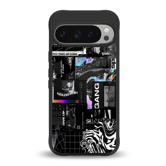 anxiety being back phone cover | glass case for google pixel 9 pro xl