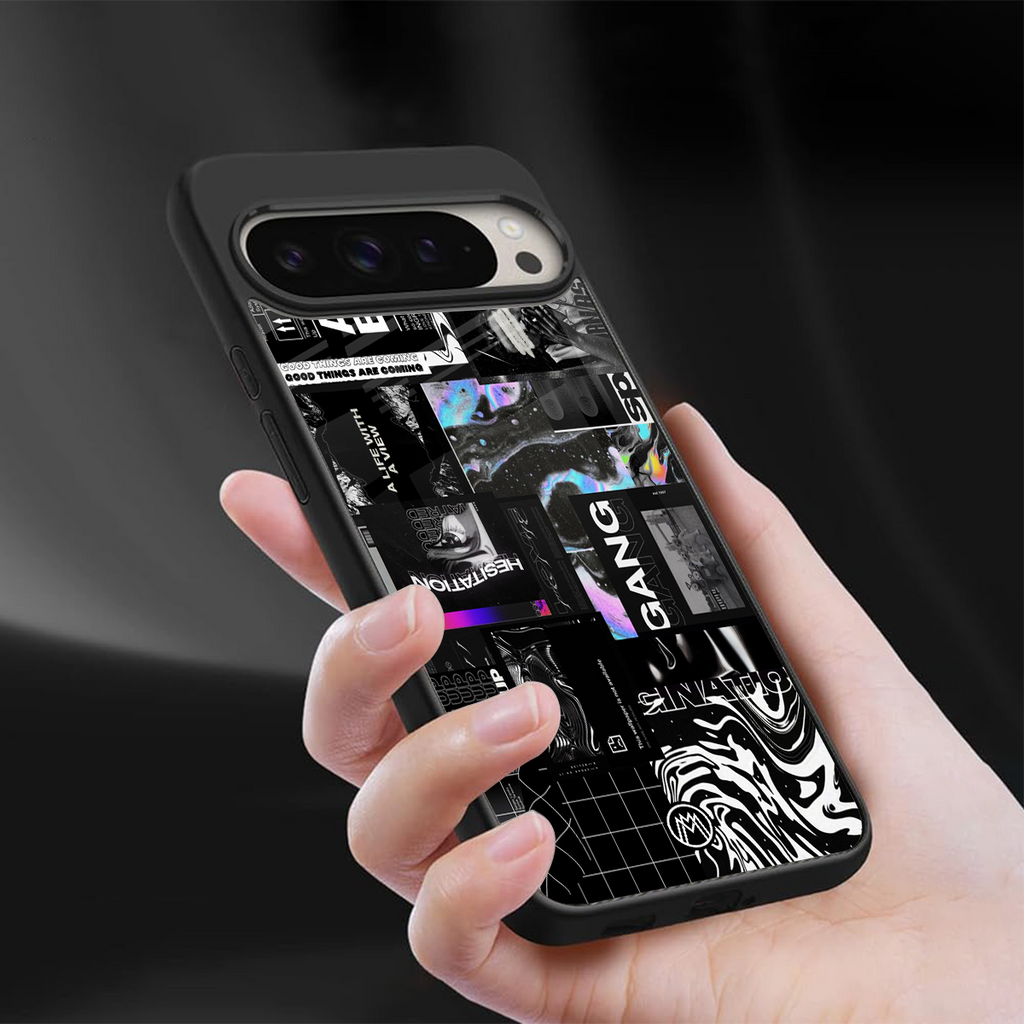anxiety being back phone cover | glass case for google pixel 9 pro