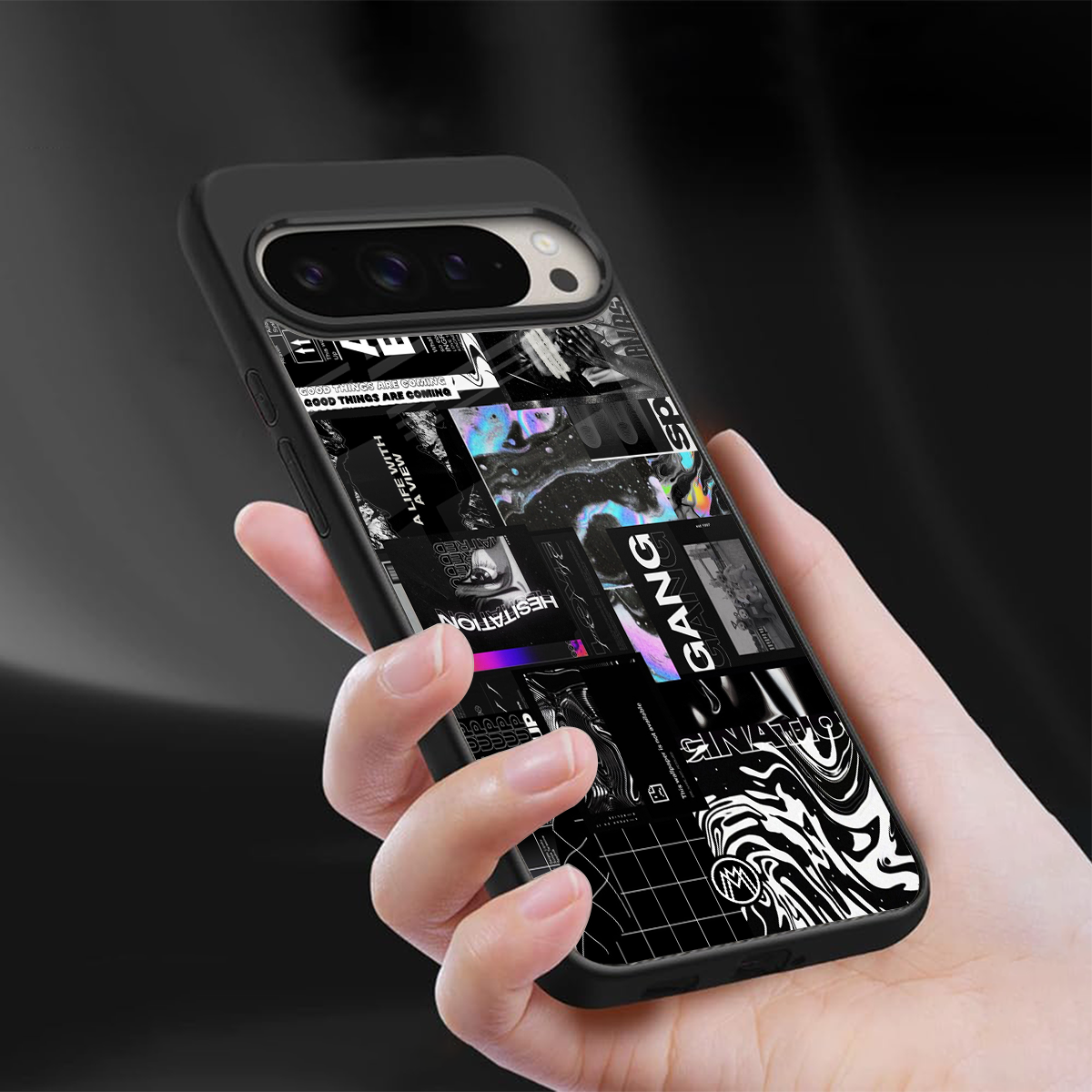 anxiety being back phone cover | glass case for google pixel 9 pro xl