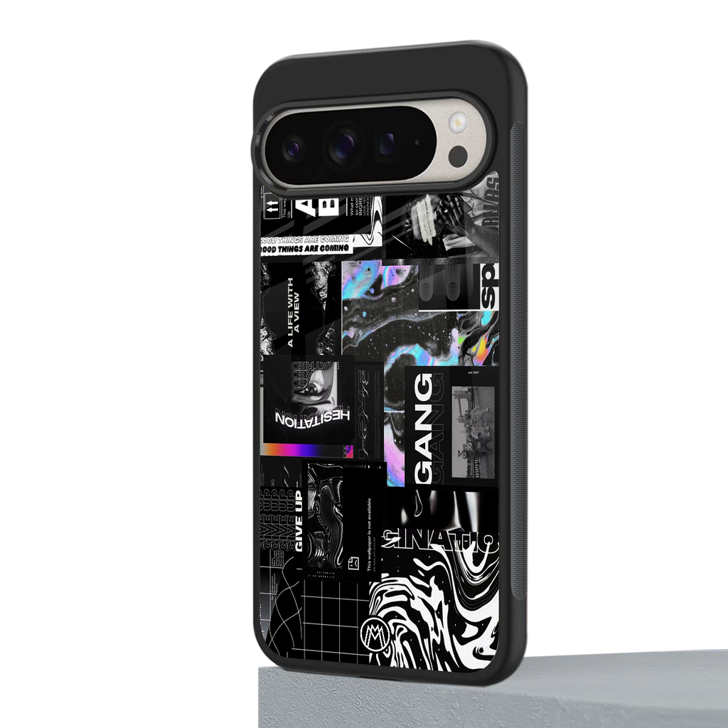 anxiety being back phone cover | glass case for google pixel 9 pro