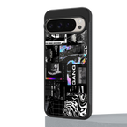 anxiety being back phone cover | glass case for google pixel 9 pro