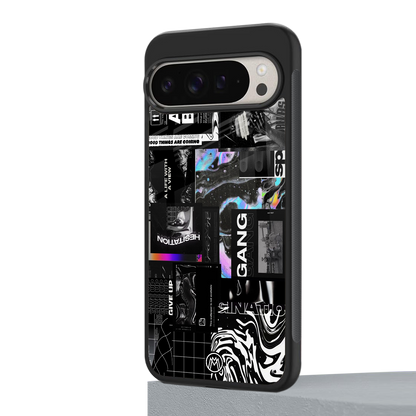 anxiety being back phone cover | glass case for google pixel 9 pro xl