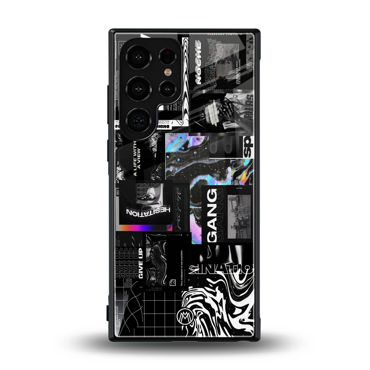 anxiety being back phone cover | glass case for samsung galaxy s24 ultra