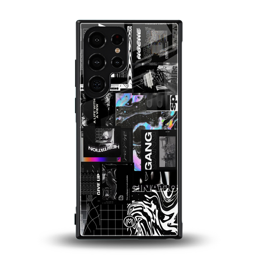 anxiety being back phone cover | glass case for samsung galaxy s24 ultra