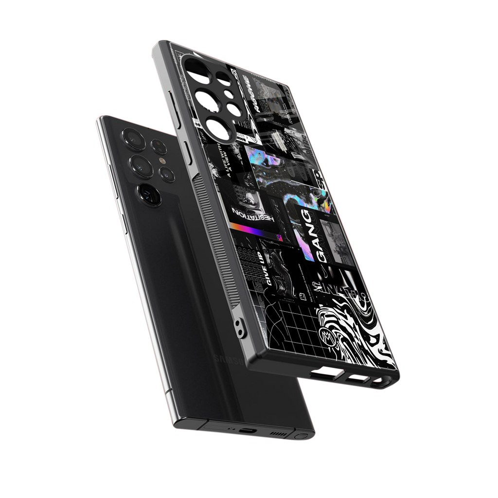 anxiety being back phone cover | glass case for samsung galaxy s23 ultra