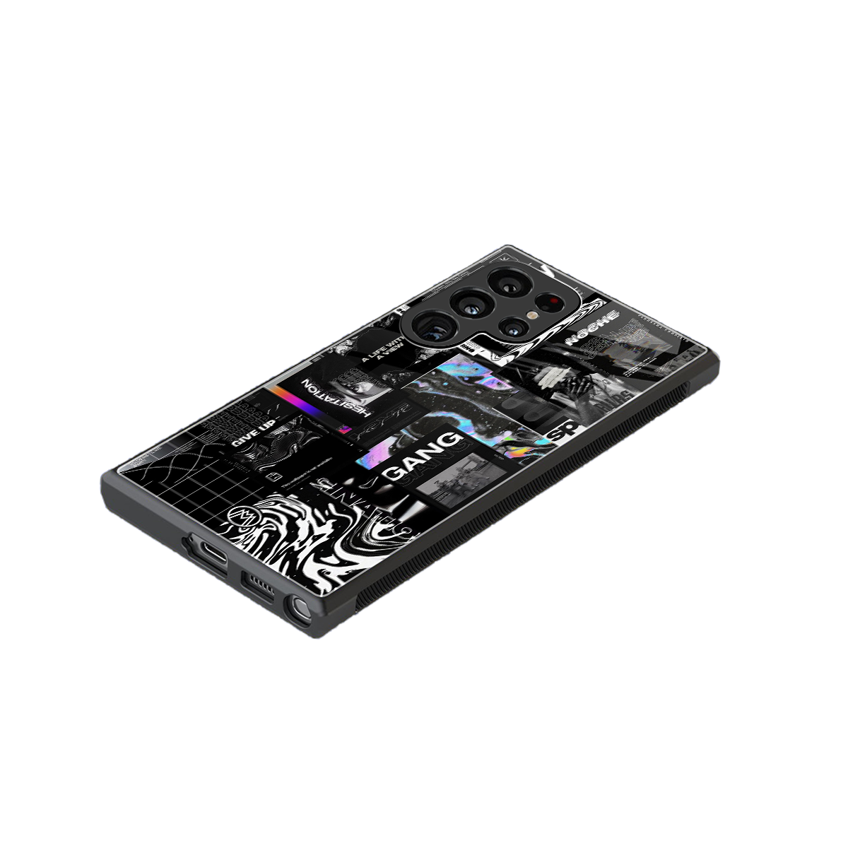 anxiety being back phone cover | glass case for samsung galaxy s24 ultra