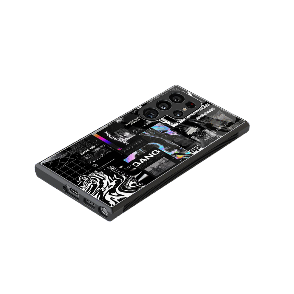 anxiety being back phone cover | glass case for samsung galaxy s23 ultra