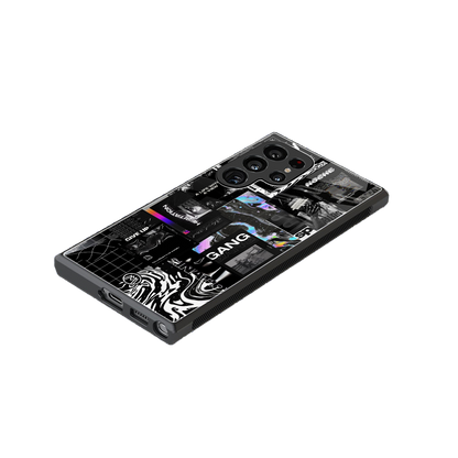 anxiety being back phone cover | glass case for samsung galaxy s23 ultra