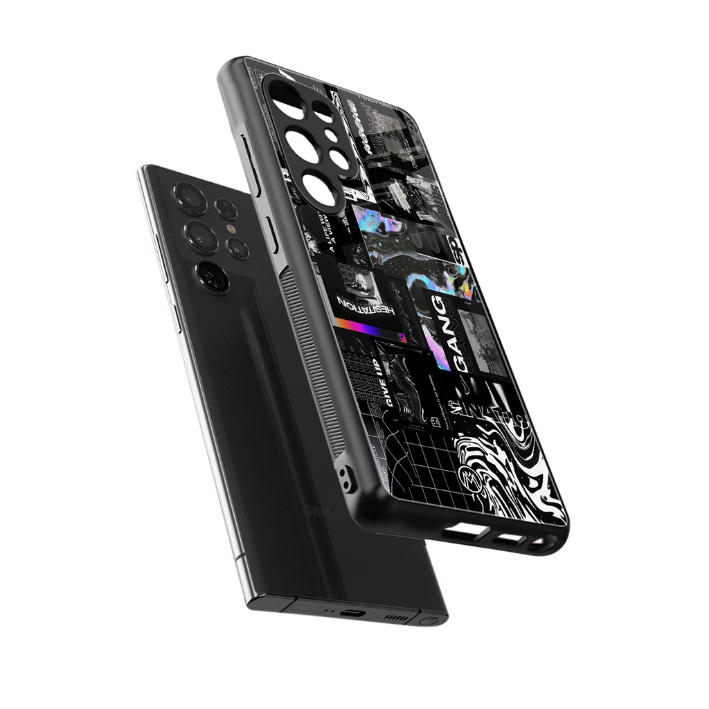 anxiety being back phone cover | glass case for samsung galaxy s25 ultra