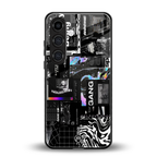 anxiety being back phone cover | glass case for samsung galaxy s23