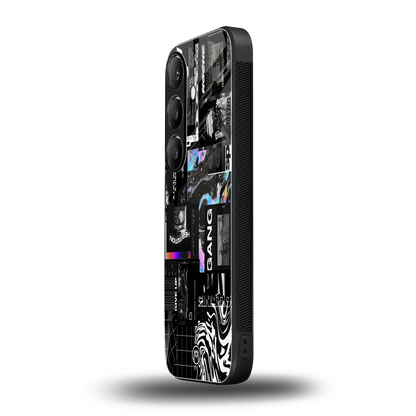 anxiety being back phone cover | glass case for samsung galaxy s23 plus