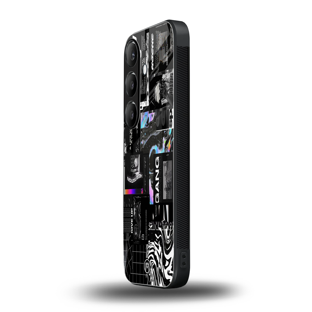 anxiety being back phone cover | glass case for samsung galaxy s23