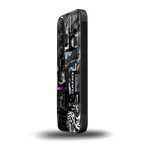 anxiety being back phone cover | glass case for samsung galaxy s23