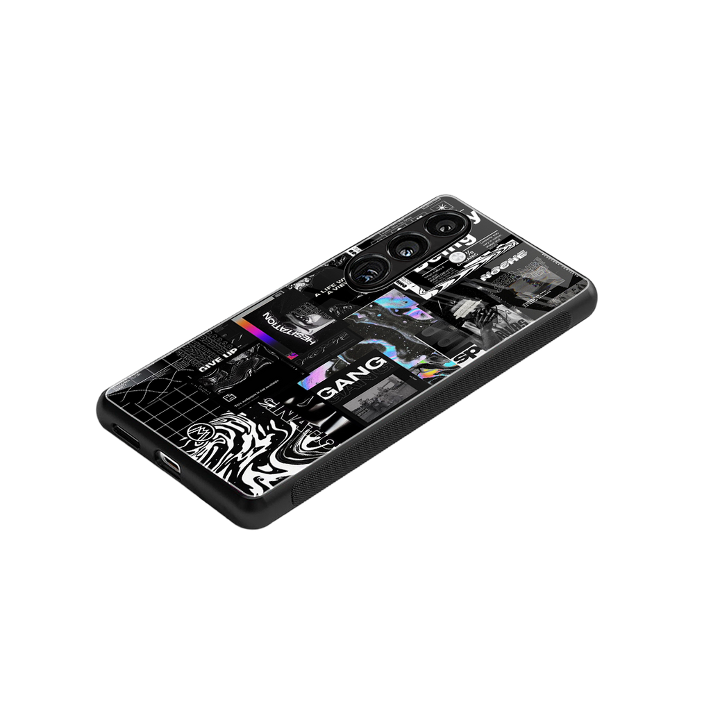 anxiety being back phone cover | glass case for samsung galaxy s23