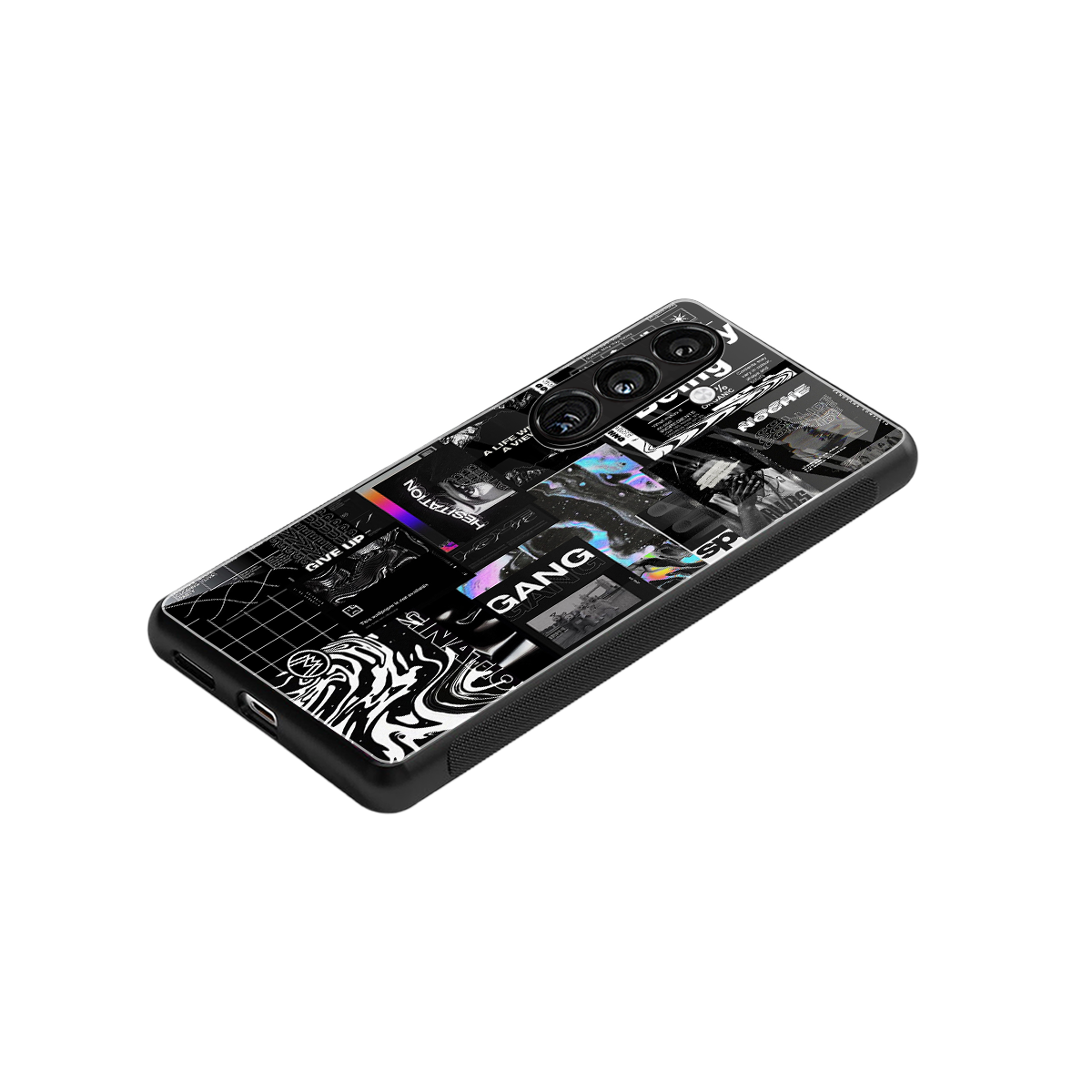 anxiety being back phone cover | glass case for samsung galaxy s24 fe