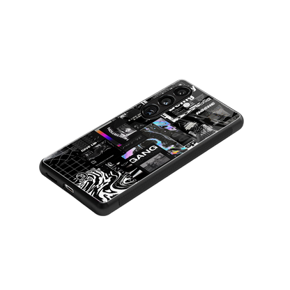 anxiety being back phone cover | glass case for samsung galaxy s24 plus