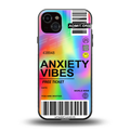 anxiety vibes back phone cover | glass case for iphone 15 plus