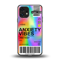 anxiety vibes back phone cover | glass case for nothing phone 1