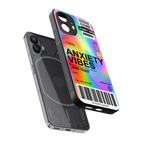 anxiety vibes back phone cover | glass case for nothing phone 2