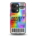 anxiety vibes back phone cover | glass case for oneplus nord 3