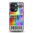 anxiety vibes back phone cover | glass case for oneplus nord 3