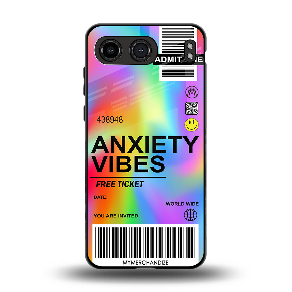 anxiety vibes back phone cover | glass case for oneplus nord 4