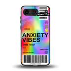 anxiety vibes back phone cover | glass case for oneplus nord 4
