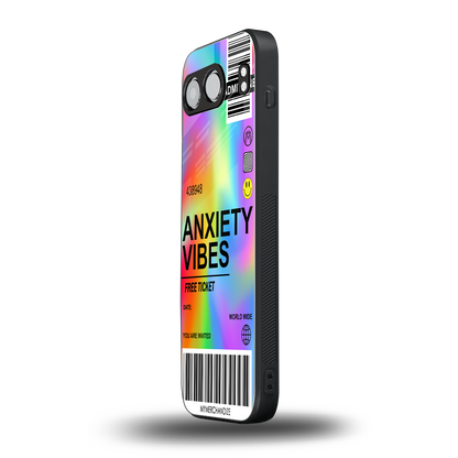 anxiety vibes back phone cover | glass case for oneplus nord 4