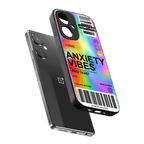 anxiety vibes back phone cover | glass case for oneplus nord ce 3