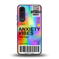anxiety vibes back phone cover | glass case for oneplus nord ce 4 lite
